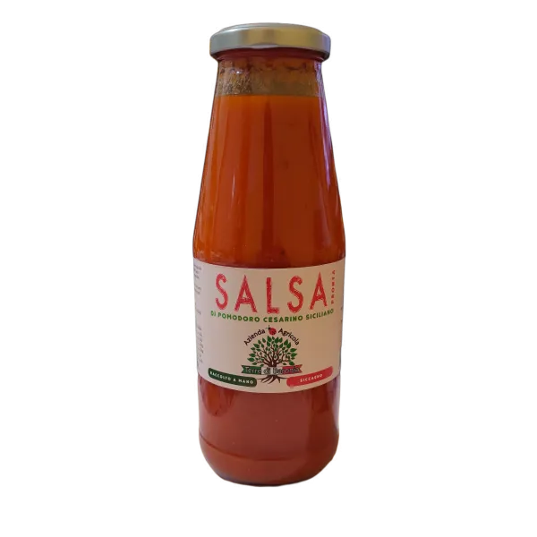 Salsa pronta di pomodoro cesarino siciliano siccagno - Formato 700g